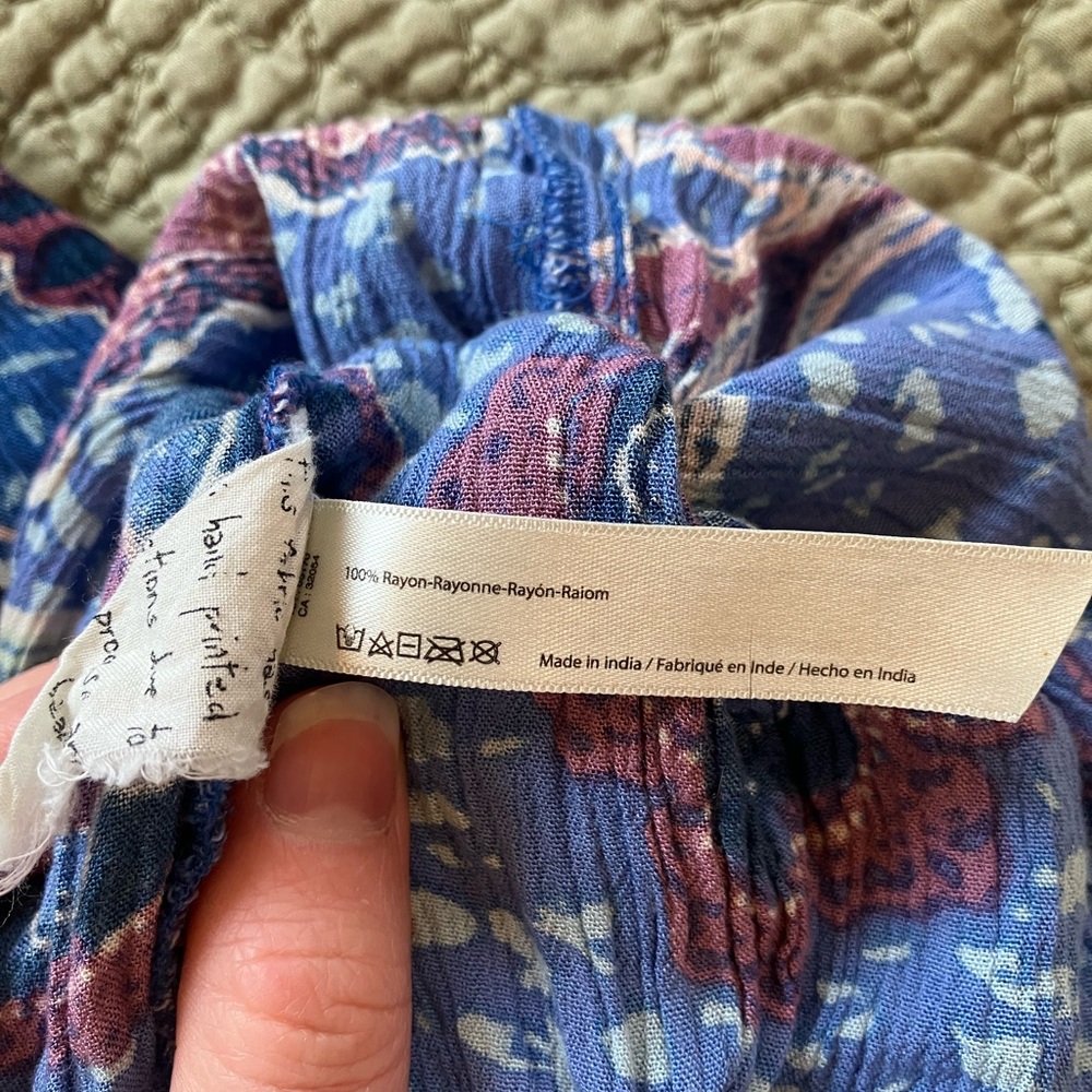 FP One Marla Harem Pant Blue M - Picture 4 of 10
